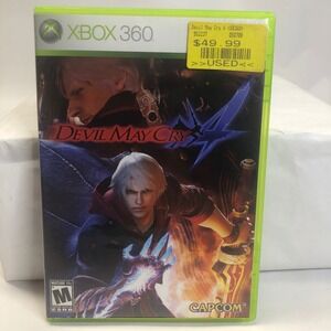 Devil May Cry 4 Xbox 360 Video‎ Game Action Adventure Capcom Mature 17+